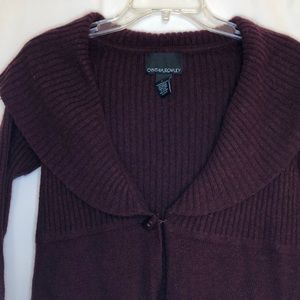 Cynthia Rowley Purple Sweater Cardigan